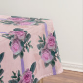  Rozen Lavendellinten Vervaagd Damask Tafelkleed (Voorbeeld)