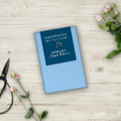 Rozen & lederen lijn Kunst Handgemaakte Blauwe Zee Rechthoekige Sticker