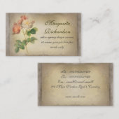  rozen legante visitekaartjes (Voorkant / Achterkant)