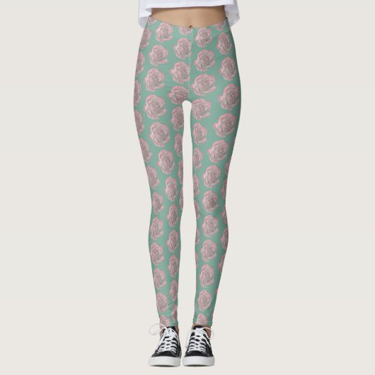 Rozen Leggings (Voorkant)