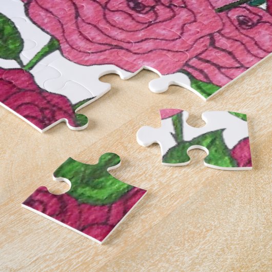 Rozen Legpuzzel (Zijkant)