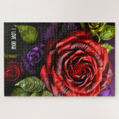 Rozen Legpuzzel (Horizontaal)