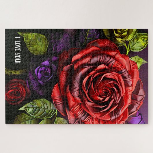 Rozen Legpuzzel (Horizontaal)