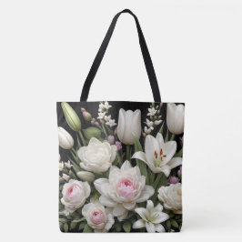 Rozen lelies tote bag