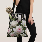 Rozen lelies tote bag (Dichtbij)
