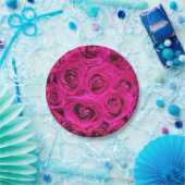 Rozen (Liefde en Romance) Papieren Bordje (Feest)