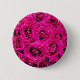Rozen (Liefde en Romance) Ronde Button 5,7 Cm
