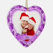Rozen/Liefde~ Foto Keramisch Ornament (Rechts)