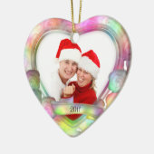 Rozen/Liefde~ Foto Keramisch Ornament (Links)