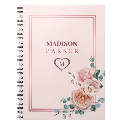 Rozen Lijst Notitieboek (Voorkant)