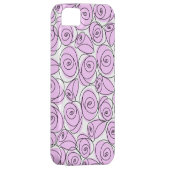 Rozen Lila iPhone hoesje (Back/Rechts)