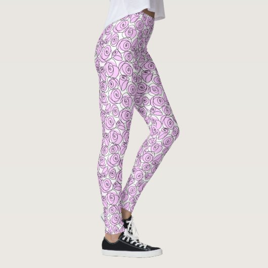 Rozen Lila Leggings (Rechts)