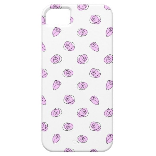 Rozen Lila Multi iPhone hoesje (Achterkant)