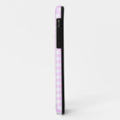 Rozen Lila Naam gecontroleerde iPhone case horizon (Achterkant/links)