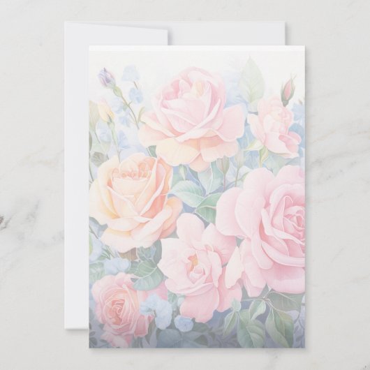 Rozen Luier Raffle Tickets Plain Typografie Kaart (Achterkant)