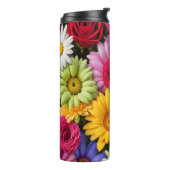 Rozen & madeliefjes #80 - thermosbeker (Gedraaid links)