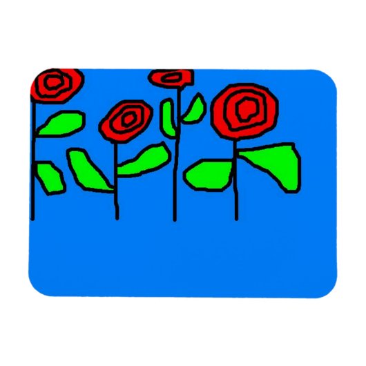 Rozen magneet (Horizontaal)