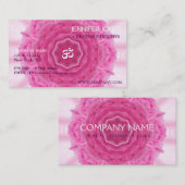 Rozen Mandala, Visitekaartje (Voorkant / Achterkant)