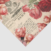 Rozen Manuscript Roze Blush Ephemera Tissuepapier (Detail)