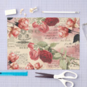 Rozen Manuscript Roze Blush Ephemera Tissuepapier (Craft)