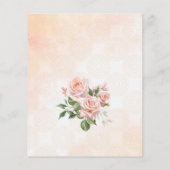 Rozen Marokkaanse lantaarns mehndi (Achterkant)