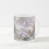  Rozen Matglas Koffiemok (Voorkant rechts)