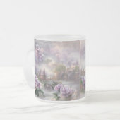  Rozen Matglas Koffiemok (Voorkant links)