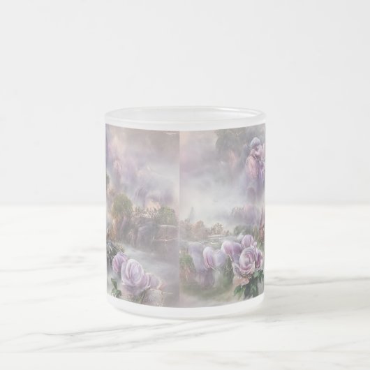 Rozen Matglas Koffiemok (Center)