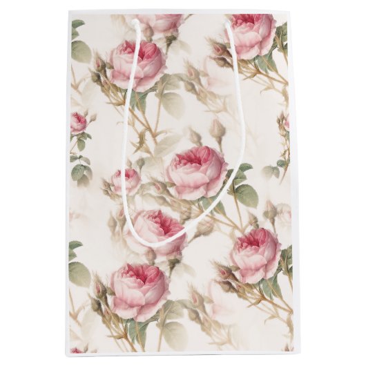 Rozen Medium Cadeauzakje (Voorkant)