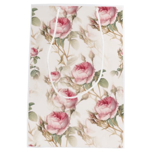 Rozen Medium Cadeauzakje (Achterkant)