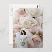 Rozen met bovenaan sluiten briefkaart (Voorkant / Achterkant)