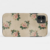  rozen met chic floral  shabby boho roos bloemen Case-Mate iPhone case (Achterkant (horizontaal))