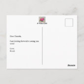 Rozen met Dahlias Briefkaart (Achterkant)