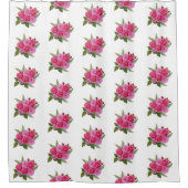 Rozen met Dahlias Douchegordijn (Voorkant)
