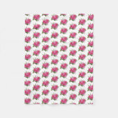 Rozen met Dahlias Fleece Deken (Voorkant)