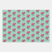 Rozen met Dahlias Inpakpapier Vel (Voorkant 3)