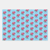Rozen met Dahlias Inpakpapier Vel (Voorkant 2)