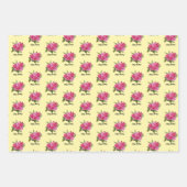 Rozen met Dahlias Inpakpapier Vel (Voorkant)