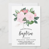 Rozen met een zoete roze Waterverf Kaart (Voorkant)