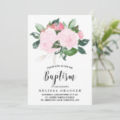 Rozen met een zoete roze Waterverf Kaart (Staand voorkant)