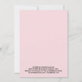 Rozen met een zoete roze Waterverf Kaart (Achterkant)