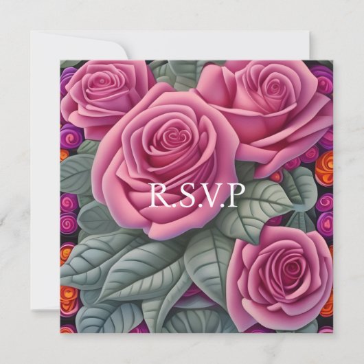 Rozen met fijne pasta-roze bruiloft (Voorkant)