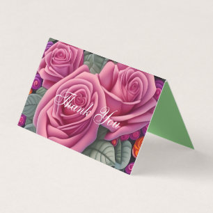 Rozen met fijne pasta-roze bruiloft kaart