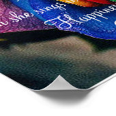 Rozen met gedicht poster (Hoek)