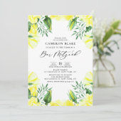 Rozen met gele Waterverf Floral Bar Mitzvah Kaart (Staand voorkant)