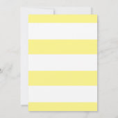 Rozen met gele Waterverf Floral Bar Mitzvah Kaart (Achterkant)