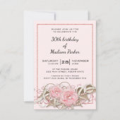 Rozen met Gem Verjaardag Kaart (Voorkant)