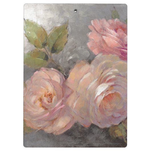 Rozen met grijs klembord (Achterkant)