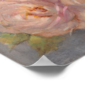 Rozen met grijs poster (Hoek)