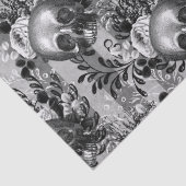 Rozen met grijze streep tissuepapier (Detail)